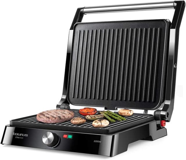 Grill e Sanduicheira Elétrica com Placas Antiaderentes