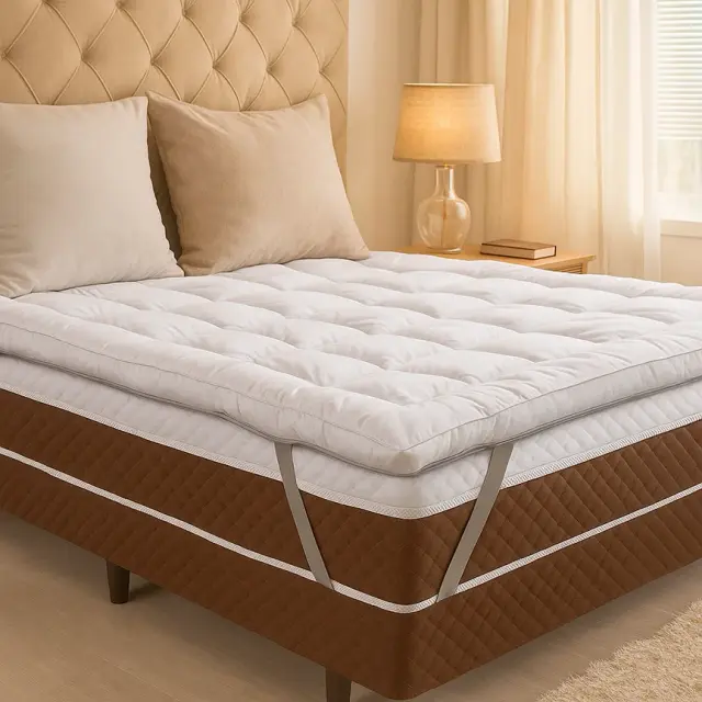 Pillow Top (Para deixar a cama igual à de hotel chique)